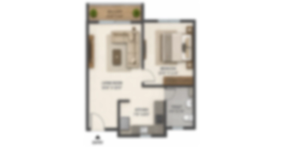 Bhagwati Orelia Kharghar 1 Bhk Floor Plan Lg 1